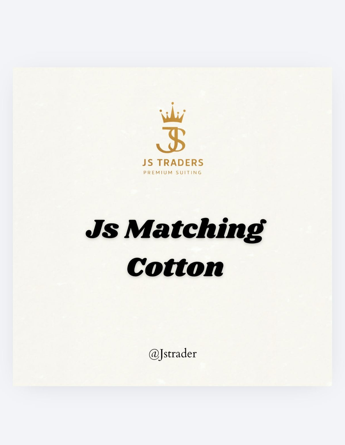 JS Mataching Cotton