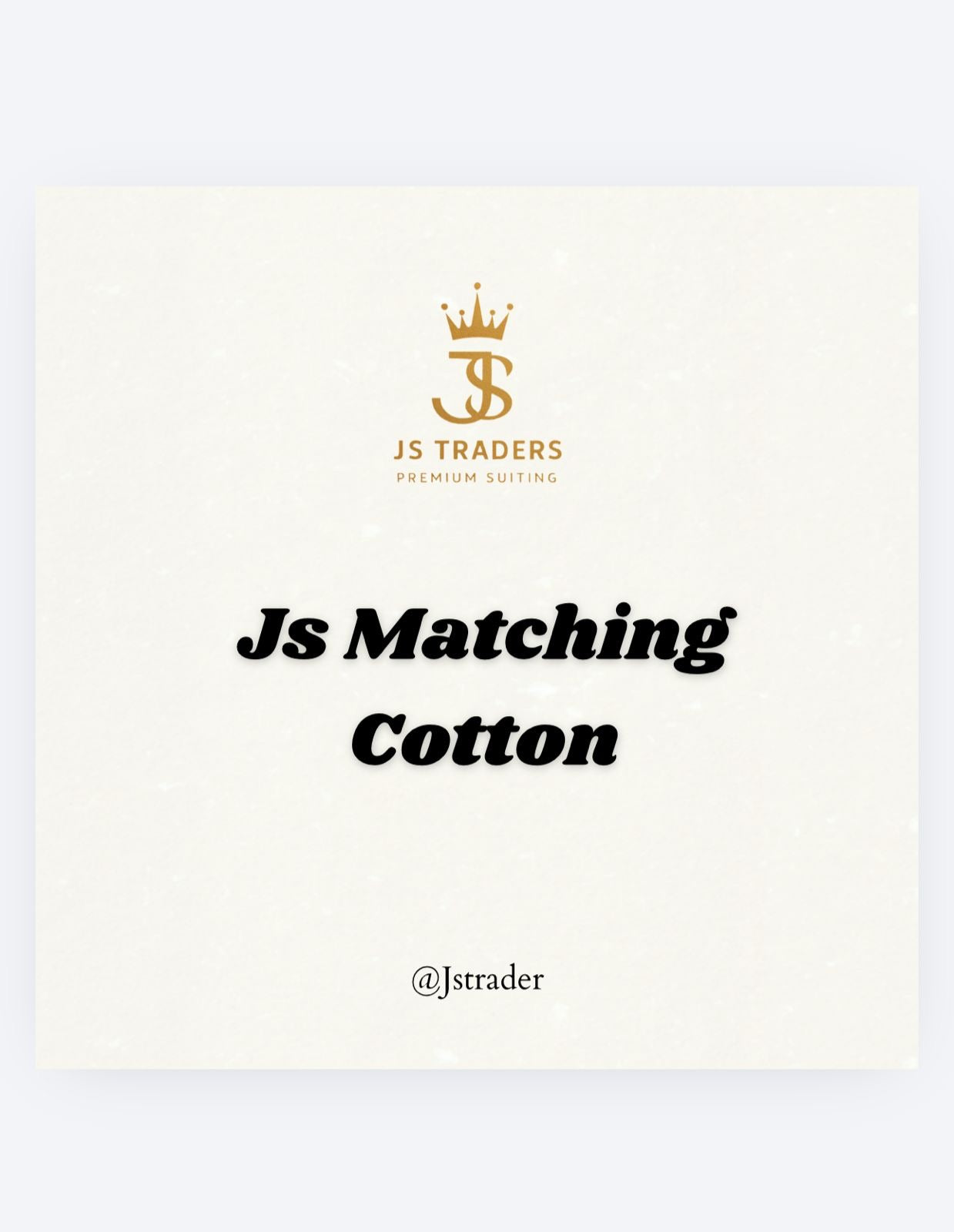 JS Mataching Cotton